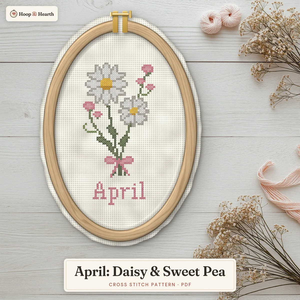 April: Daisy & Sweet Pea – cover image