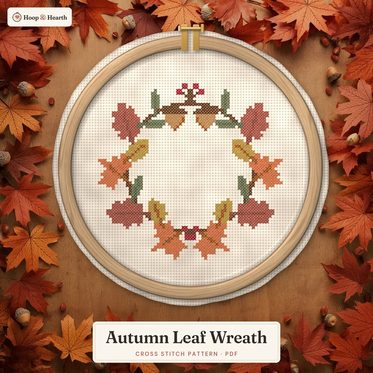 Autumn Leaf Wreath – cover image