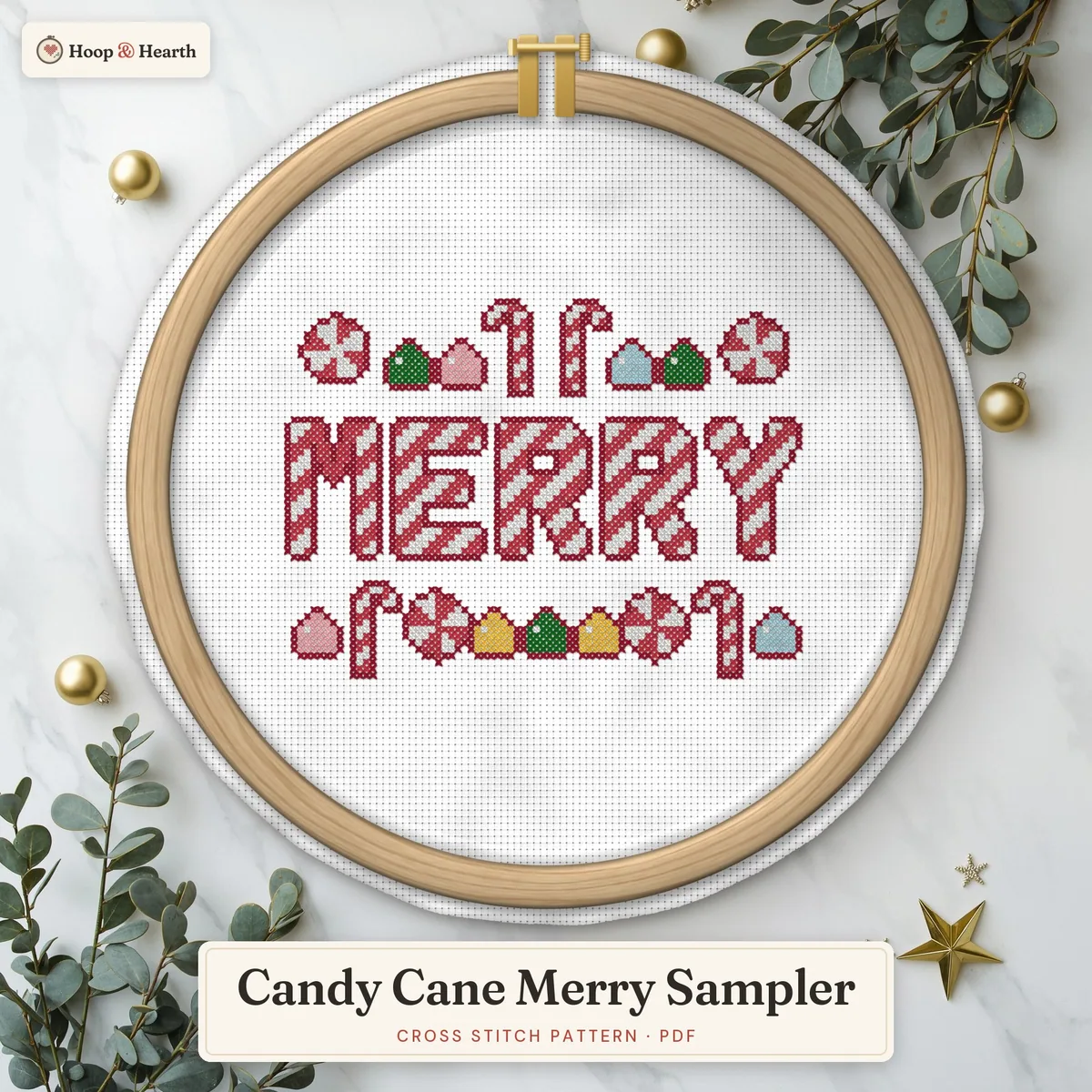Candy Cane Merry Sampler – cover image