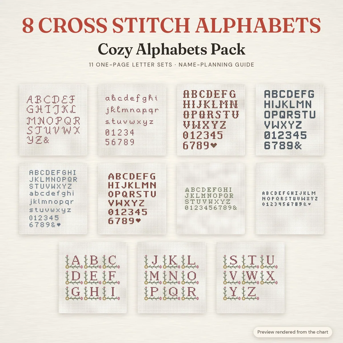 Cozy Alphabets Pack – cover image
