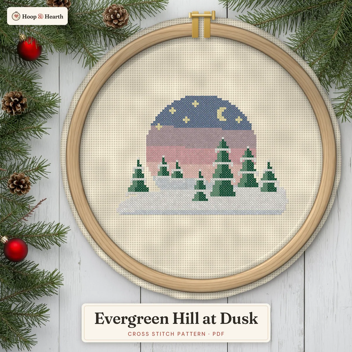 Evergreen Hill at Dusk – cover image