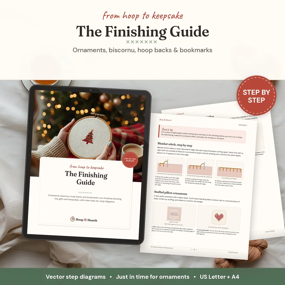 Cross Stitch Finishing Guide: Ornaments – cover image