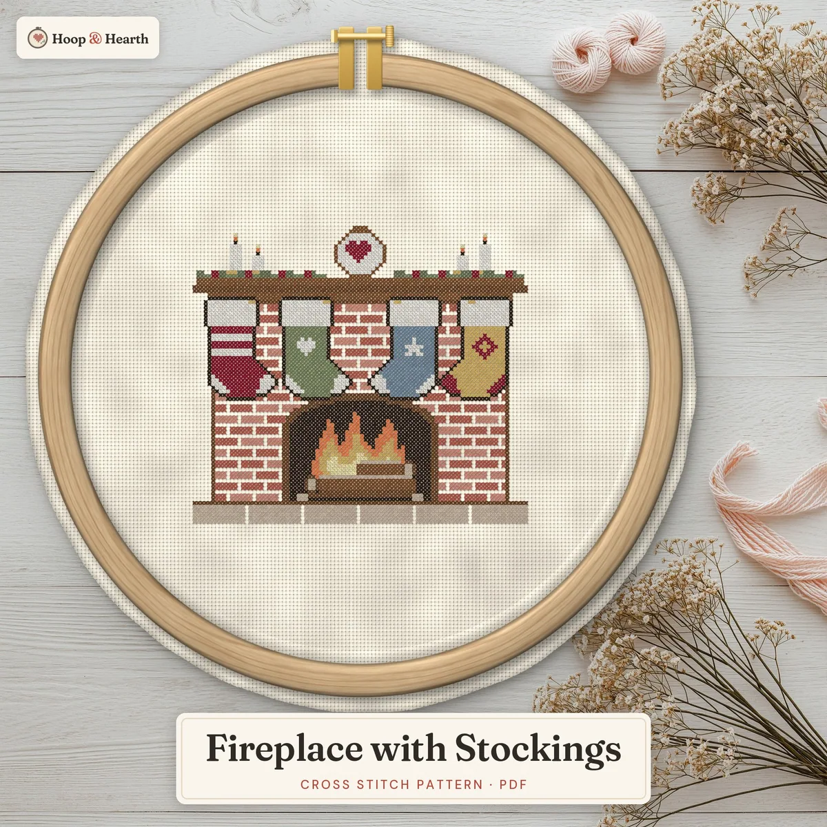 Fireplace with Stockings – cover image