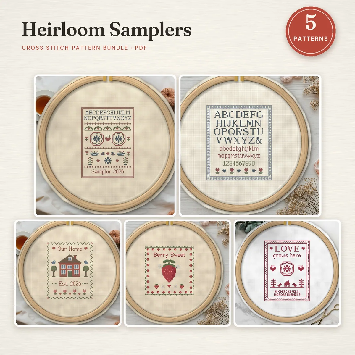 Heirloom Samplers Bundle – cover image