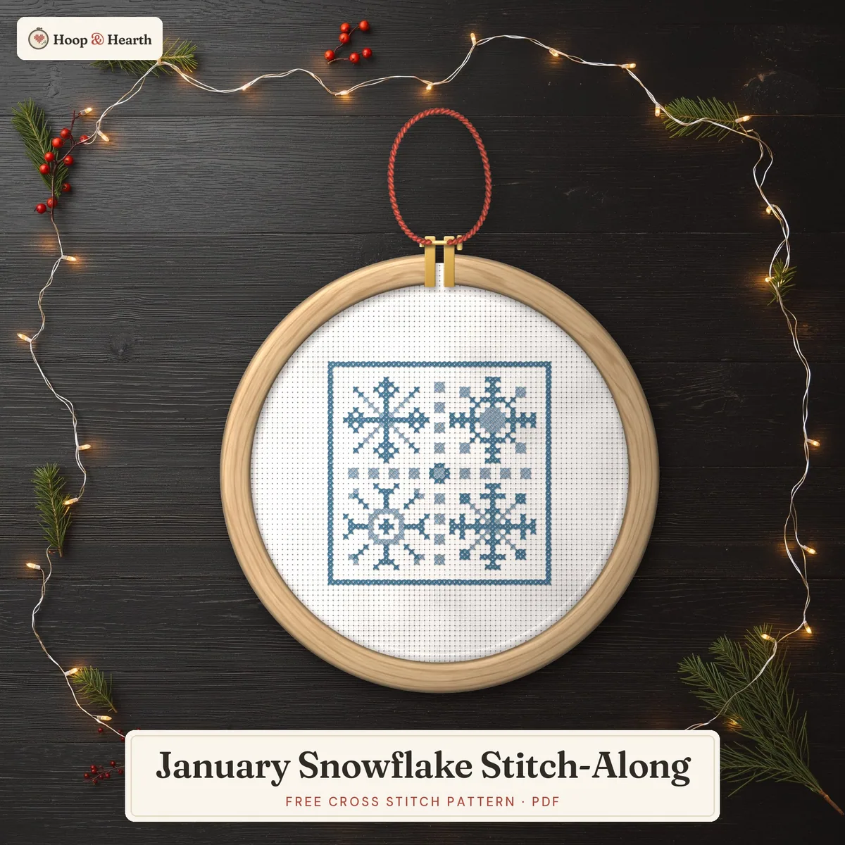 January Snowflake Stitch-Along – cover image