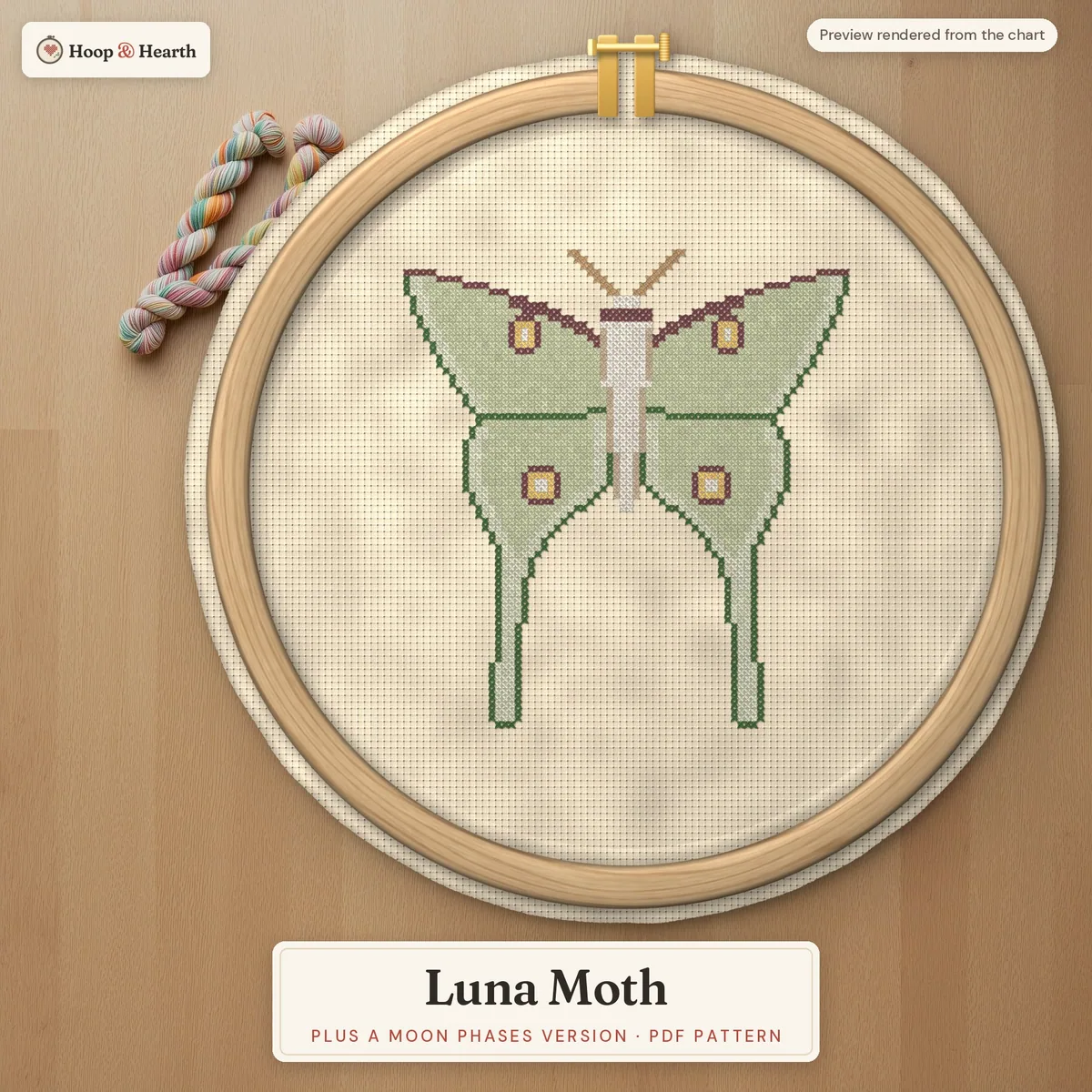 Luna Moth & Moon Phases – cover image