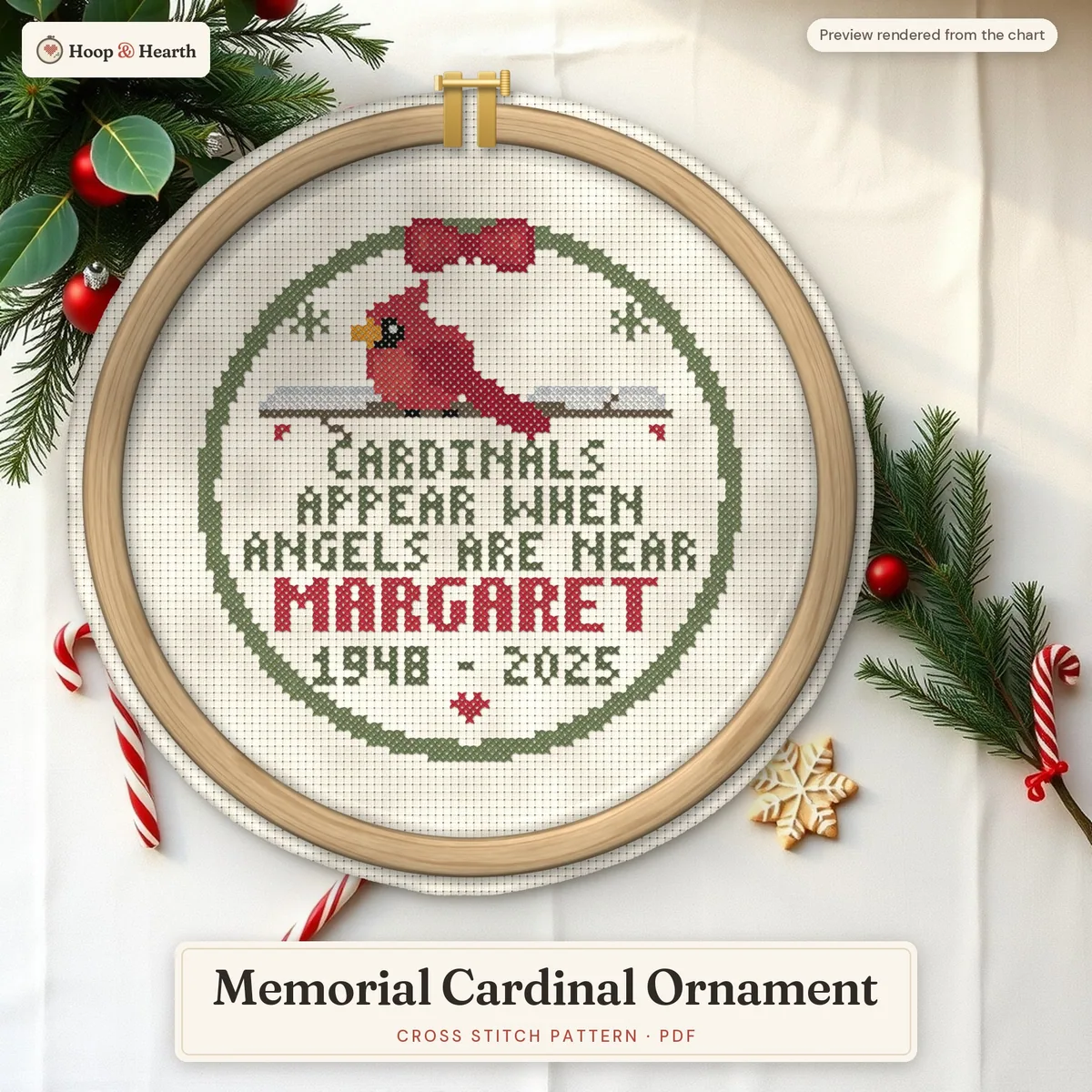 Memorial Cardinal Ornament – cover image